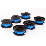 Ryobi lot de 6 bobines de fil pour coupe - bordure ryobi 18 v 24 v 40 v ryobi one + ac14rl3a (165 mm ... Ryobi lot de 6 bobines de fil pour coupe - bordure ryobi 18 v 24 v 40 v ryobi one + ac14rl3a (165 mm ...