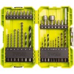 Ryobi - coffret empilable 32 accessoires mixtes perage - vissage - boulonnage : forets, 13 embouts 25mm ...