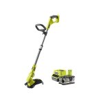 Ryobi - coupe - bordures 18v -  coupe 25 - 30 cm -  fil 1 x 1, 6 mm - tube tlescopique - batterie ...