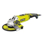 Ryobi - meuleuse d'angle 2000 w 230 mm - 6 600 tr / min - poigne orientable 180 + disque mtal 230 ...