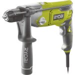 Ryobi - perceuse  percussion 1 010 w - 1 200 - 3 000 cp / min - 2 vitesses - mandrin 13 mm mtal - led ...