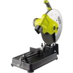 Ryobi - trononneuse  mtaux 2 300 w - disque 355 mm - tau rapide + disque  trononner 355 mm alsage ...