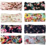 Sa10221 8 pices bandeau cheveux pour femme boho bandeaux serre tte elastique bandeaux avec n?uds cheveux ...