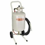 Sableuse a�rogommeuse - 20 litres - tous supports bois m�tal pierre - c2m decap