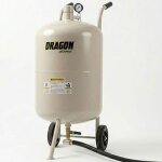 Sableuse a�rogommeuse portable - dragon 76 - cuve 76 litres - d�capage bois m�tal pierre
