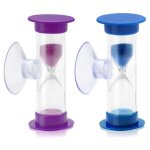 Sablier - 2pcs - ventouse - 3 minutes - coloré Sablier - 2pcs - ventouse - 3 minutes - coloré