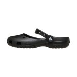 Sabot � enfiler crocs classic animal ballet - noir