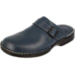 Sabot homme m�dical en v�ritable cuir bleu mb630 43