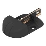 Sabot de portail automatique - noir - epaisseur 25  85 mm - fabrication franaise