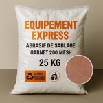 Sac 25 kg dabrasif garnet mesh 200a + pour sablage aerogommage