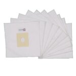 Sac aspirateur - distri + - universel - 10 sacs microfibre - compatible avec tous les aspirateurs - mixte ...