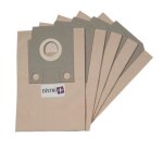 Sac aspirateur - hoover - compatible 300 / 500 / 1600 audio - pochette de 5 sacs papier - mixte