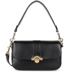 Sac baguette a rabat avec fermoir paris mdaille lancaster 531 - 004 noir