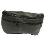 Sac banane cuir amalia x noir - homme Sac banane cuir amalia x noir - homme