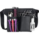 Sac banane haut de gamme pour ciseaux de coiffure - sacoche portable avec ceinture - sacoche en similicuir ...