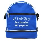Sac bandoulire - les boules qui gagnent - modle bleu - contient 3 boules - poche zippe - mousse de ...