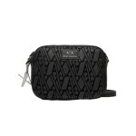 Sac bandoulire armani exchange femme unlimited noir simili cuir
