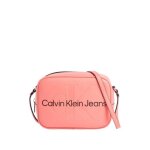 Sac bandoulire - calvin klein jeans - ref 60404 - rose - 18x7x13 cm - 100% polyurthanne