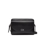Sac bandoulire cuir pu logo mtal - calvin klein - femme