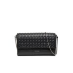 Sac  bandoulire damass cuir pu - calvin klein - femme