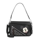Sac  bandoulire desigual mickey studstyle 23 cm noir - tas020596