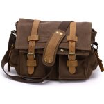 Sac bandouliere epaule sacoche canevas cuir dos homme cartable camping ecole bag