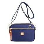 Sac bandouli�re femme sacoche femme - xjydncg - nylon imperm�able - multipoches - bleu paon