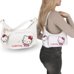 Sac  bandoulire - hello kitty - modle blanc - 25x14x7 cm - matriaux de haute qualit - kawaii