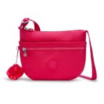 Sac bandoulire - kipling - arto s - 25 cm - couleur confetti pink - tissu impermable