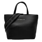 Sac � bandouli�re noir femme tommy hilfiger logotapes