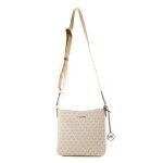Sac bandouli�re en toile beige michael kors