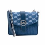 Sac bandouli�re en toile bleue michael kors