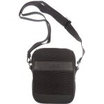 Sacs et besaces chabrand - toile garnie cuir de vachette - noir - fermeture zipp�e