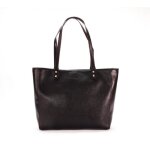 Sac cabas - christian lacroix - amatista 4 - noir - cuir saffiano - bandoulire amovible