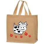 Sac cabas jute pomme vache