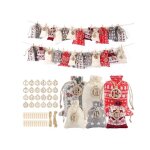Sac pour calendrier de lavent - non spécifié - 24 sacs - 2 tailles - Étiquettes numériques - corde durable ... Sac pour calendrier de lavent - non spécifié - 24 sacs - 2 tailles - Étiquettes numériques - corde durable ...