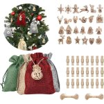 Sacs calendrier surprise pour noldiy calendrier de lavent  remplirsachets en jute pour diy dcoration ...