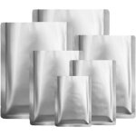 Sacs de conservation en mylar - syssen - 25x35 cm - lot de 40 - argent� - r�utilisable - thermoscellable ...