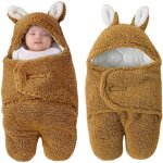 Sac de couchage pour bb - couverture demmaillotage - couverture mignonne - kaki - 0 - 3 mois