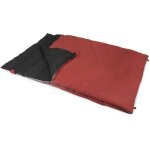 Sac de couchage - kampa - lucerne 8 - 2 personnes - 225 m x 15 m - rouge