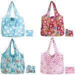Sac de courses - non spécifié - 4 pcs - pliable - durable - léger et lavable Sac de courses - non spécifié - 4 pcs - pliable - durable - léger et lavable