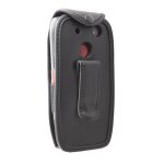 Sac cuir avec clip ceinture pour artfone c1 / c1 + noir housse de protection etui