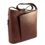 Sac cuir hexagona marron