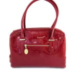 Sac cuir jacques esterel notes de musique rouge vernis Sac cuir jacques esterel notes de musique rouge vernis