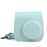 Sac dappareil photo pour fujifilm polaroid mini 8 8 + 9 instax bleu clair
