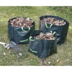 Sac  dchets vgtaux carr - terre jardin - lot de 3 - 70 l 100 l et 170 l - polypropylne