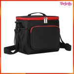 Sac � d�jeuner isolant - akozon - 10 l - tissu oxford - grande capacit� - noir