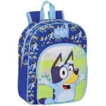 Sac  dos - bluey - modle enfant - bleu marine - multicolore - 28 x 34 x 10 cm