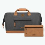 Sac  dos cabine - cabaia - duffle bag londres - gris - bouteilles recycles - 36 l