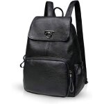 Sac � dos en cuir pour femme - edilix - 26x15x31 cm - cuir v�ritable - imperm�able - anti - rayures - ...